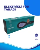 Siyah Renk Seramik Elektrikli Saç Düzleştirici Fırça – 210°C Isı Ayarı - 1