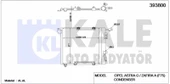KLIMA RADYATORU ASTRA G ZAFIRA A Y17DTH Y17DTL Y22DTR 425×400×18 - KALE 393800 - 1