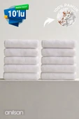 10'lu Büyük Banyo Havlusu - 90x150 Cm, 650gr, %100pamuk, Spa Ve Otel Havlusu, Günlük Kullanıma Uygun - 1