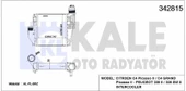 TURBO INTERCOOLER RADYATORU P308 II C4 PICASSO 14> P3008 II SUV 16> - KALE 342815 - 1