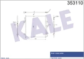 KLIMA RADYATORU JEEP CHROKEE 08> DODGE NITRO 06>12 - KALE 353110 - 1