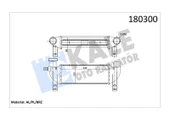 TURBO INTERCOOLER RADYATORU CONNECT 1,8TDCI 02>06 (AL+AL) - KALE 020CAC060 - 1