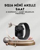 SQ-16 Mini Series 10 – Dokunmatik Akıllı Saat | Kalp Ritmi, SpO2, Uyku Takibi - 1