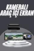 Video ve Fotoğraf Kaydedici Sürüş Kamerası Ön ve Arka Çift Kameralı thumbnail 1