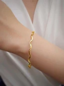 22 Ayar 10gr Zikzak Ajda İşçiliksiz Bilezik - 1