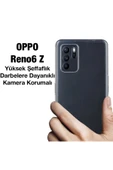 Akman Ally OPPO Reno6 Z Kılıf Kamera Korumalı Ultra İnce Şeffaf Silikon Kılıf-( - ACL6209161-5103 - 2