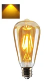 Cata CT-4350 4W (30W) Armut Rustik Ampul Amber 5 Adet Edison Ampul thumbnail 3