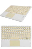 Bluetooth Touchpad Klavye Ultra İnce Taşınabilir Q Klavye - 5