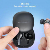 BlitzWolf BW-FYE15 TWS Bluetooth V5.0 Düşük Gecikmeli HiFi Ses IPX5 Su Geçirmez Kulak İçi Kulaklık - 4