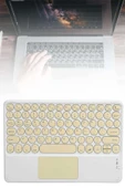 Profesyonel Wifi Q Klavye Bluetooth Klavye Touchpad 10.8 Inç - 5