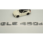 GLE450d Bagaj Krom Metal 3M 3D Yazı Logo - 3