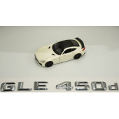 GLE450d Bagaj Krom Metal 3M 3D Yazı Logo - 4