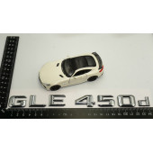 GLE450d Bagaj Krom Metal 3M 3D Yazı Logo - 6
