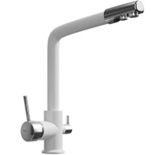 Real Stone K012 Beyaz Mutfak Evyesi + Abant Beyaz Arıtmalı Mutfak bataryası thumbnail 4