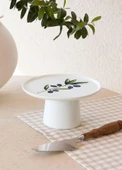 The Mia Olivos Ayaklı Servis Tabağı 10x19 cm thumbnail 3