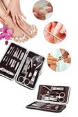 Tırnak Bakımı Tırnak Makası Profesyonel 12 Parça El Ayak Manikür Pedikür Seti - 5