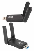 Wifi Alıcı Dual Band Usb 3.0 Adaptör Kablosuz Windows 7/8/10/11 - 4