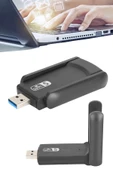 Wifi Adaptörü Bt5.0 Wifi 2'si Bir Arada Çift Bantlı Çift Anten - 4