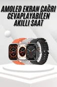Akıllı Saat Bleutooth Bağlantılı Akıllı Saat Amoled Ekran 49 MM thumbnail 1