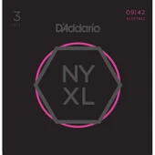 DADDARIO NYXL0942-3P DADDARIO NYXL0942-3P ELEKTRO GİTAR TEL SETİ, 3 LÜ PAKET, SUPER LIGHT - 1