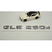 GLE250d Bagaj Krom Metal 3M 3D Yazı Logo - 3