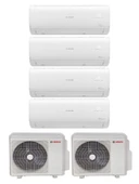 Bosch Multi Split İnverter Klima 84000Btu Dış (42+42) + 4 İç Ünite 12000 + 12000 + 12000 + 24000 Btu - 1