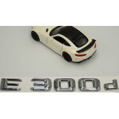 E300d Bagaj Krom Metal 3M 3D Yazı Logo - 4