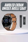 Yuvarlak Kasa 46mm Akıllı Saat Android Ve IOS Uyumlu Uyku ve Sağlık Takibi thumbnail 1