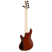 CORT ENDONEZYA GB-FUSION5ABB CORT GB-FUSION5ABB BASS GİTAR, 5 TELLİ, ÇANTALI, ANTIQUE BROWN BURST thumbnail 2