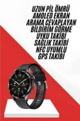 Akıllı Saat Ios Ve Android Tüm Telefonlara Uyumlu Çok Fonksiyonlu Amoled Ekran - 2