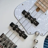 CORT ENDONEZYA NJS4BK CORT NJS4BK BASS GİTAR, 4 TELLİ, ÇANTALI, SİYAH thumbnail 2