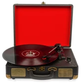 Fomixx Fm-102 Siyah Hoparlörlü Bluetoothlu Pikap Plak Çalar - 3