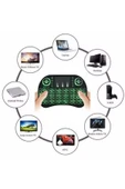 Işıklı Kablosuz Mini Klavye ve Dokunmatik Mouse Seti Türkçe Kablosuz - 5