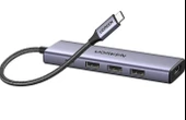 UGREEN 15597 CM511 Type-C to 4K/60Hz HDMI 3xUSB 3.0 100W PD Güç Girişi Çoklayıcı Hub Adaptör - 1