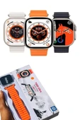 Akıllı Saat Kordon Hediyeli Güçlü Batarya Kapasiteli Titreşimli Bildirim Görme Unisex thumbnail 3