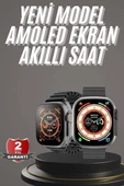 Akıllı Saat Kordon Hediyeli Güçlü Batarya Kapasiteli Titreşimli Bildirim Görme Unisex thumbnail 1