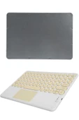 Touchpad Uyumlu Bluetooth Klavye Slim Kablosuz Wifi Q Klavye - 5