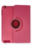 Akman iPad 4 9.7 Kılıf 360 Tablet Deri Kılıf - Pembe - ACL6205383-8154 thumbnail 2
