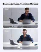 UGREEN Nexode 140W GaN 3 Portlu Hızlı Şarj Cihazı 1xUSB-A, 2xUSB-C QC 4.0 PD 3.1, Beyaz, 15339 - 9