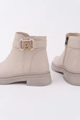 Muggo VENTOZA Kemer ve Toka Detaylı Fermuarlı Kadın Bot - 10