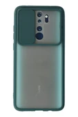 Akman Xiaomi Redmi Note 8 Pro Kılıf Palm Buzlu Kamera Sürgülü Silikon - Yeşil - ACL6202570-8917 - 1