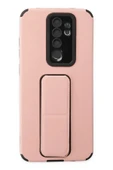 Akman Xiaomi Redmi Note 8 Pro Kılıf Mega Standlı Silikon - Pudra - ACL6202334-6943 - 1