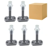 Gri 50 ADET Silikon Kapı Pencere Arkası Vidalı Duvar Boya Koruyucu Tampon Mobilya Stoperi Durdurucu thumbnail 1