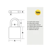 Yale YP3/31/123 Şifreli Asma Kilit - 5