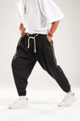 Halat Kemerli Pileli Jogger Pantolon - 3