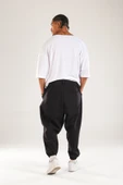 Halat Kemerli Pileli Jogger Pantolon - 6