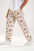 Etnik Desenli Baggy Pantolon - 2