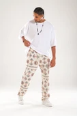 Etnik Desenli Baggy Pantolon - 1