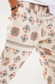 Etnik Desenli Baggy Pantolon - 4