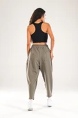 Yeşil Pileli Jogger Pantolon - 5